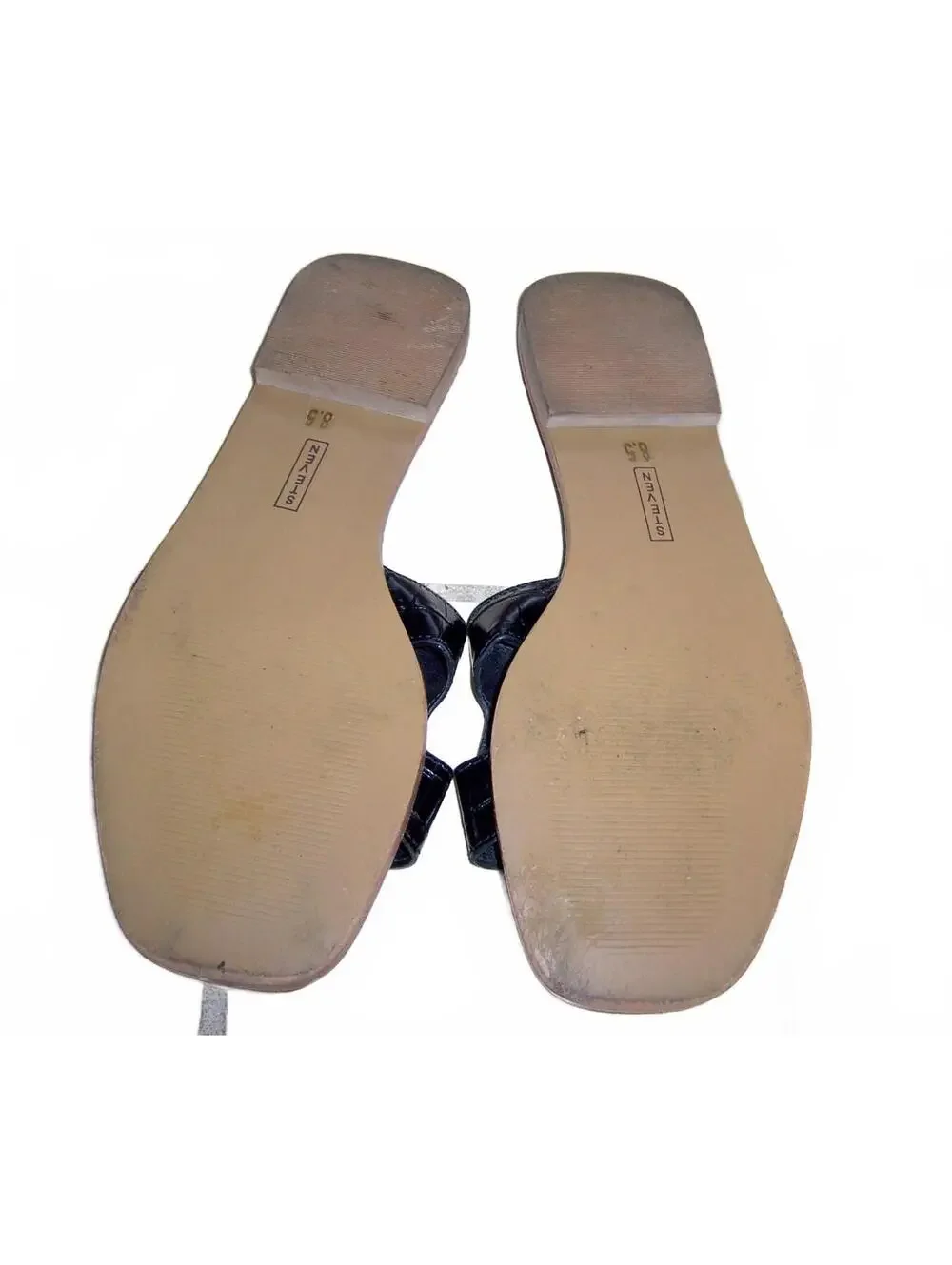 STEVEN by Steve Madden Harlien Croc Slide Sandals - Size 8.5